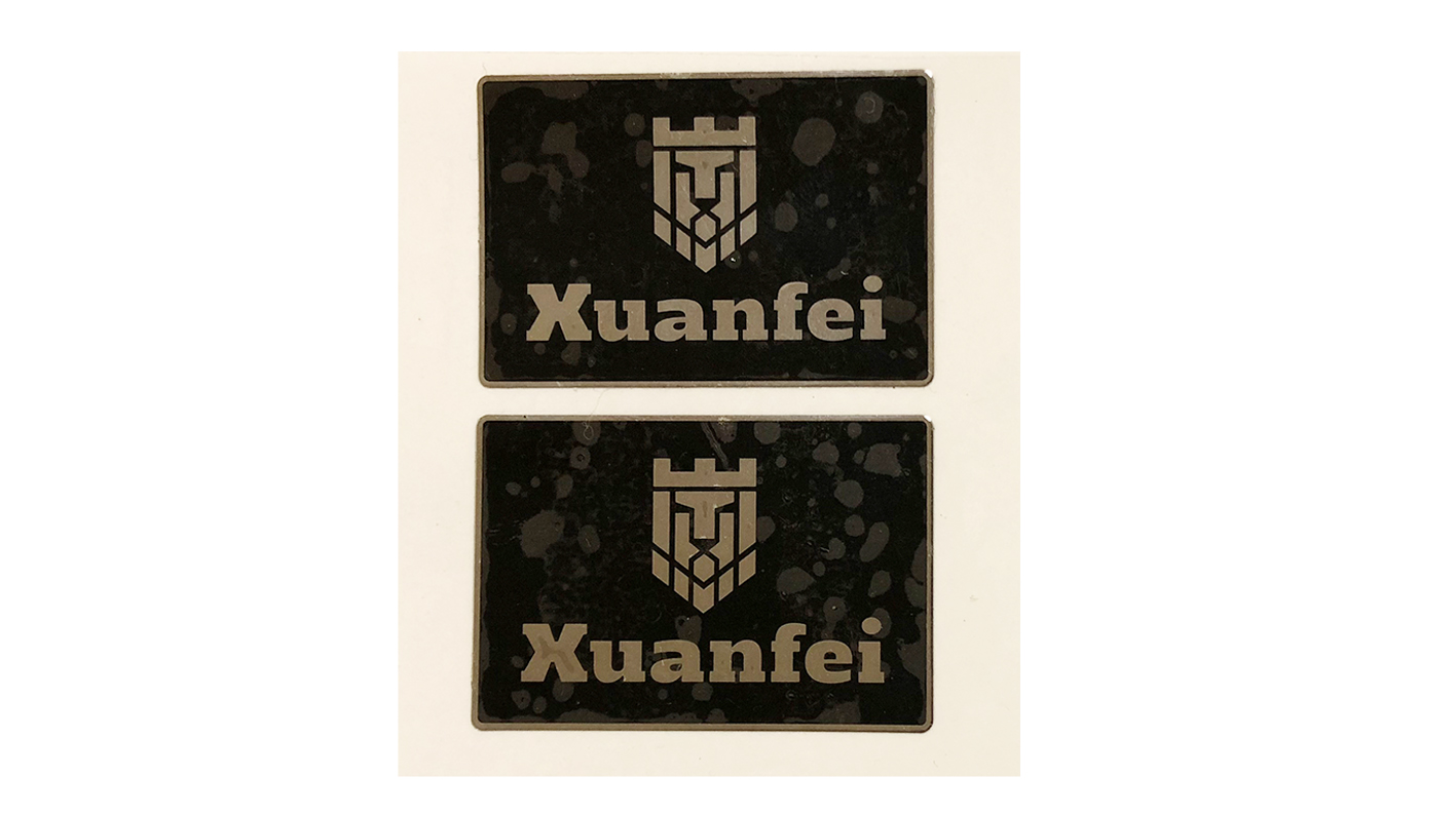 彩色超薄電鑄標(biāo)